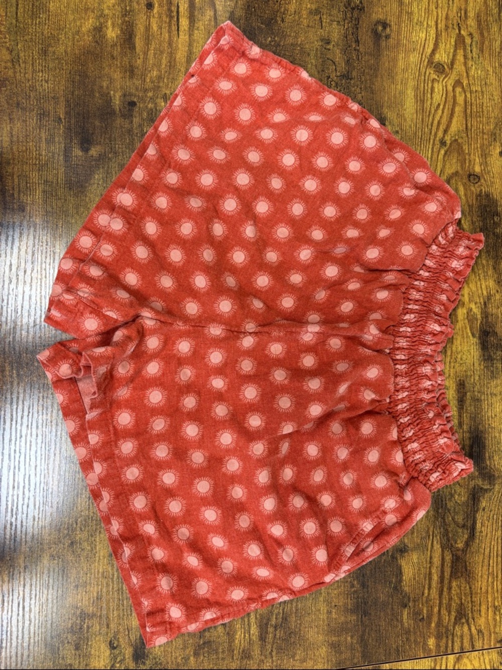Universal Thread Coral Tie-Dye Elastic Waist Shorts